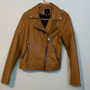 Forever 21 quilt style leather jacket